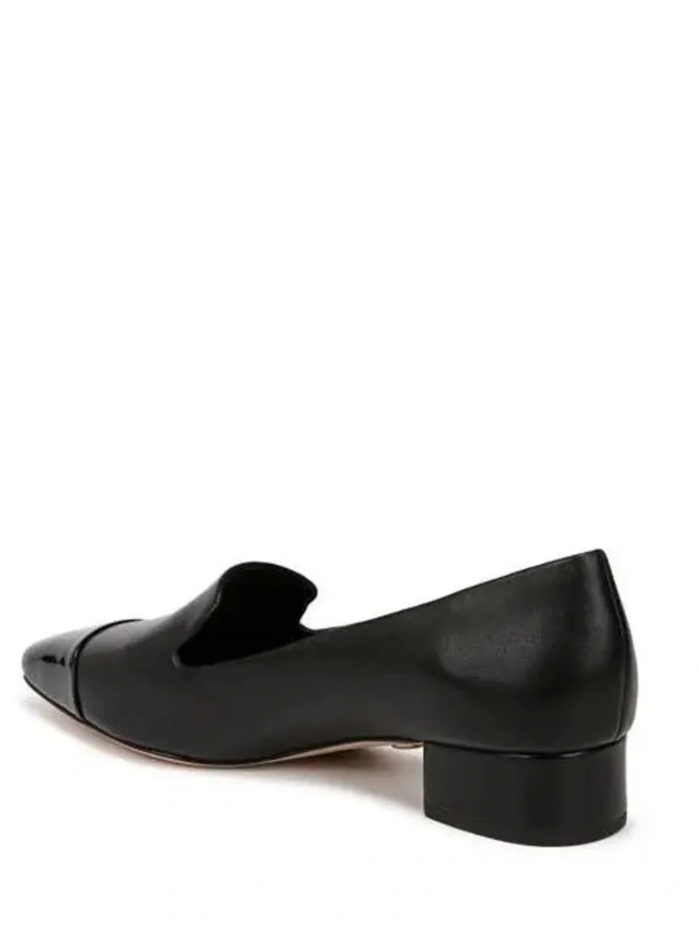 New Veronica Beard Cecile Cap Toe Loafer Black Leather Sz 9.5